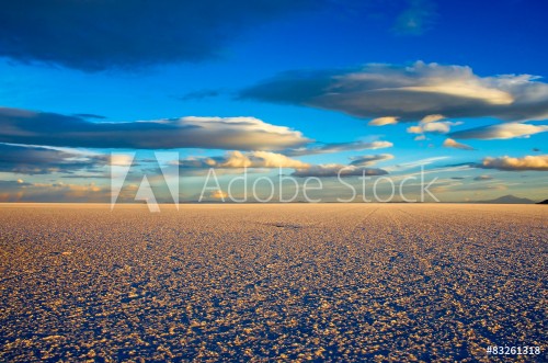 Picture of Sunset in Salar de Uyuni Bolivia